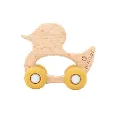 Jouet en bois à roues canard - Olmitos.webp