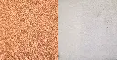 Jersey matelassé motif torsade orange - Mouton Blanc.webp
