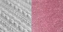 Jersey matelassé motif torsade gris clair - Mouton Rose.webp