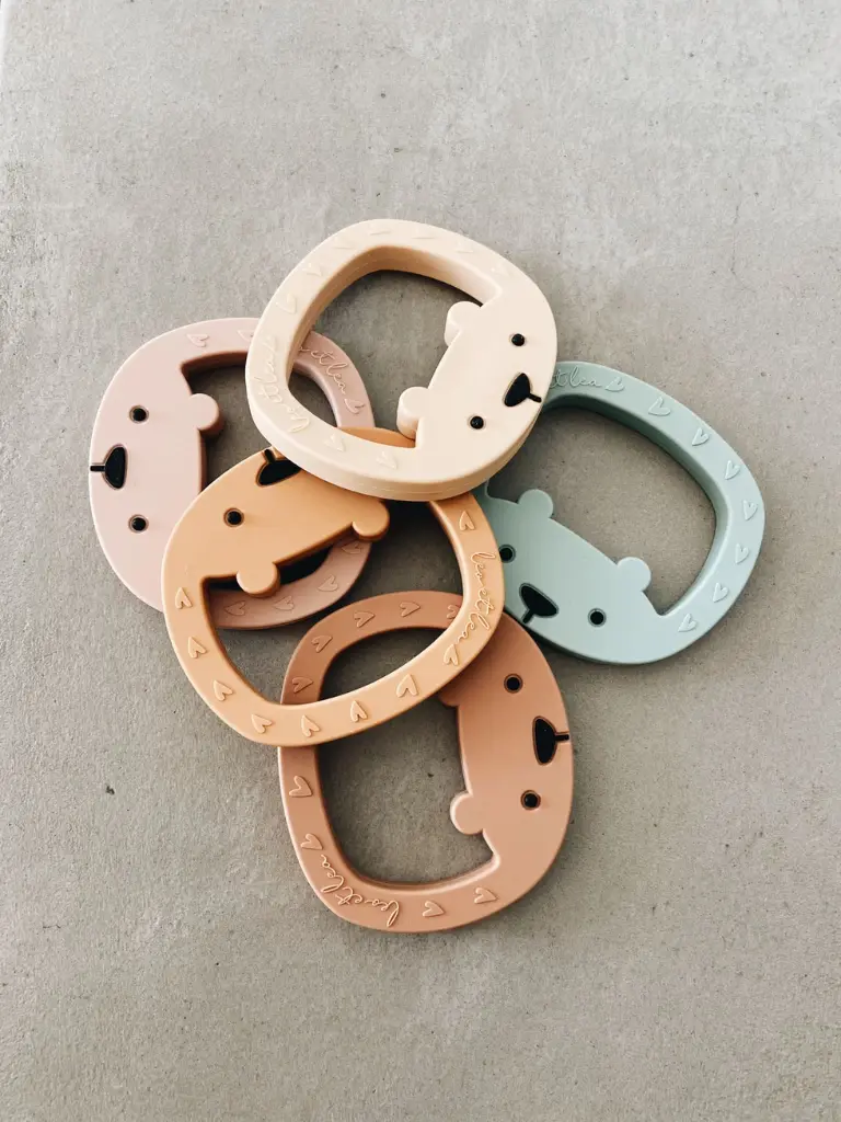 Anneau de dentition petit ours - Léo et Léa.webp