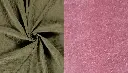 Gaze de coton Vert Forêt - Mouton Rose.webp