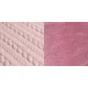 Jersey matelassé motif torsade rose nude - Mouton Rose.webp