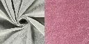 Gaze de coton Tissu Menthe Clair - Mouton Rose.webp