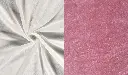 Gaze de coton Blanc Cassé - Mouton Rose.webp