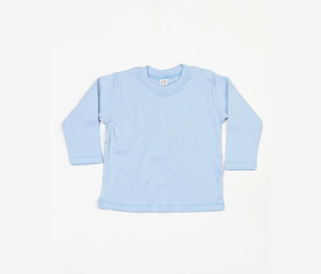 Sweat a longue manche pour bébé - Dusty blue.webp