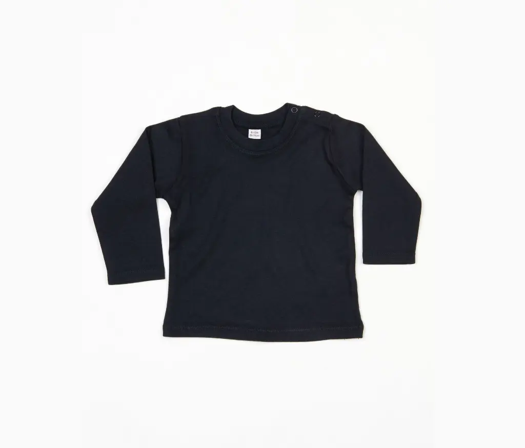 Sweat a longue manche pour bébé - Black.webp