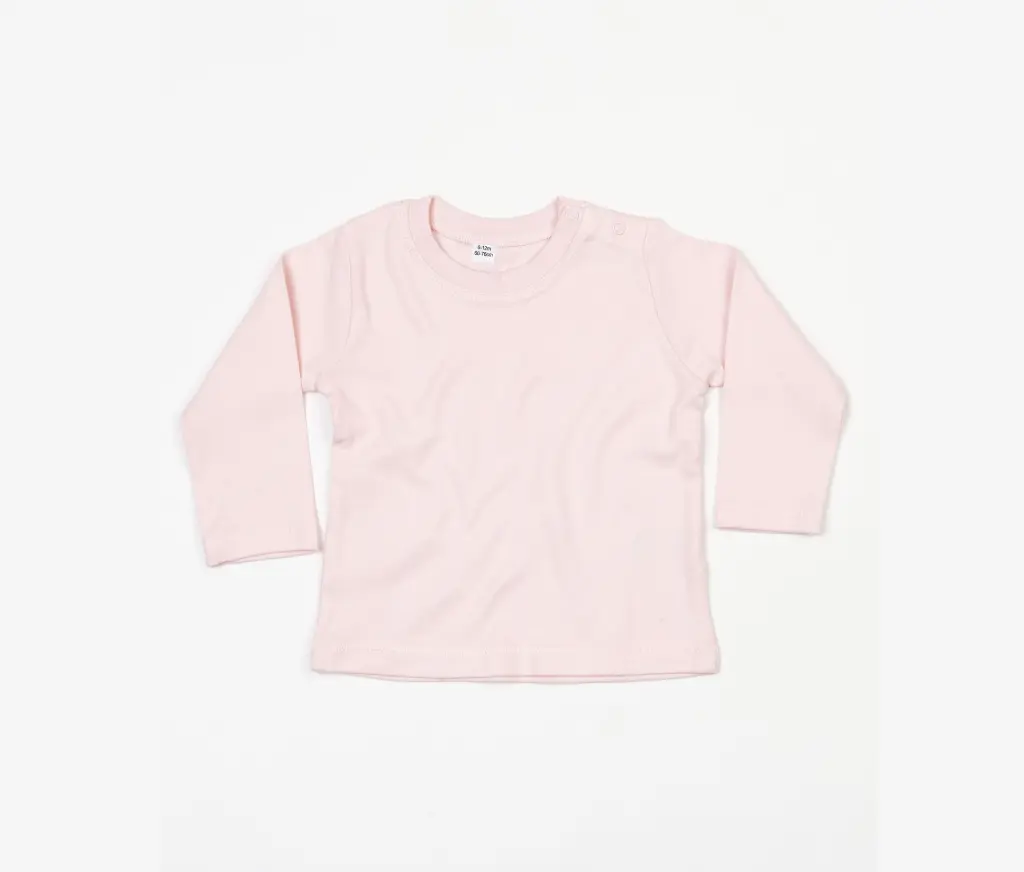 Sweat a longue manche pour bébé - POWDER PINK.webp