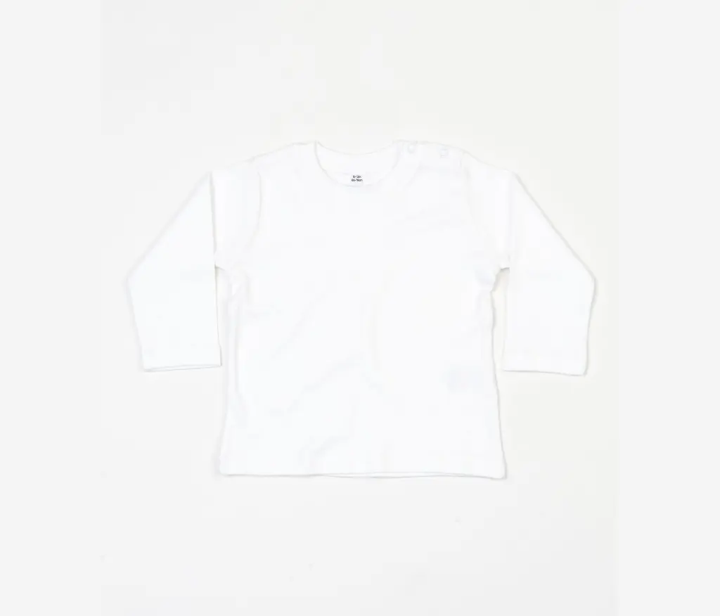 Sweat a longue manche pour bébé - White.webp