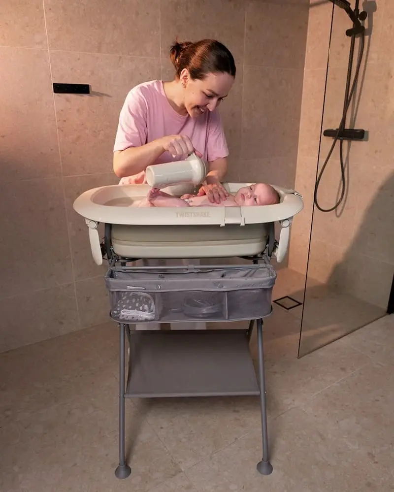 Set bain bébé Baignoire, Coussin & Rinceur – Twistshake