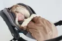 Nid d'ange imperméable en velours pour siège auto - Babyly 