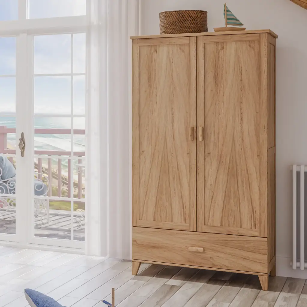 Armoire bébé - Naïa Bois Naturel - Théo bébé