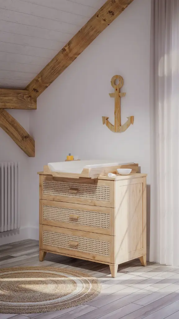 Commode bébé - NAMI Bois Naturel - Théo bébé