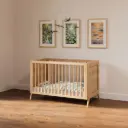 Lit bébé - MARELIA Bois Naturel -Théo bébé