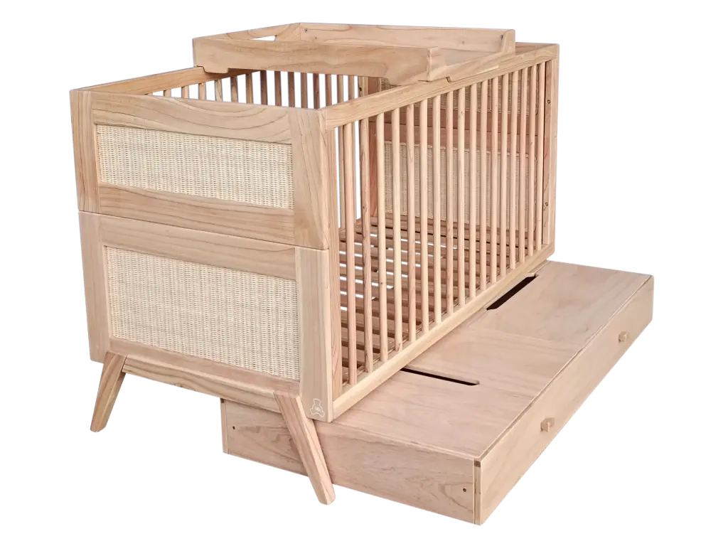 Tiroir de Lit bébé - MARELIA Bois Naturel -Théo bébé