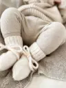 Chaussons en laine mérinos - Petite Noé