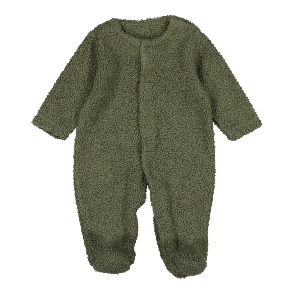 Pyjama bébé chaud - Kaki / Rose / Blanc – Mellipou