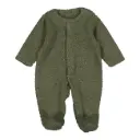 Pyjama bébé chaud - Kaki / Rose / Blanc – Mellipou