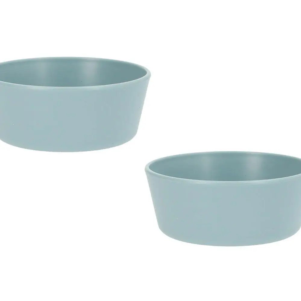 Lot de 2 bols bleu clair / rose clair / sauge – Tutete