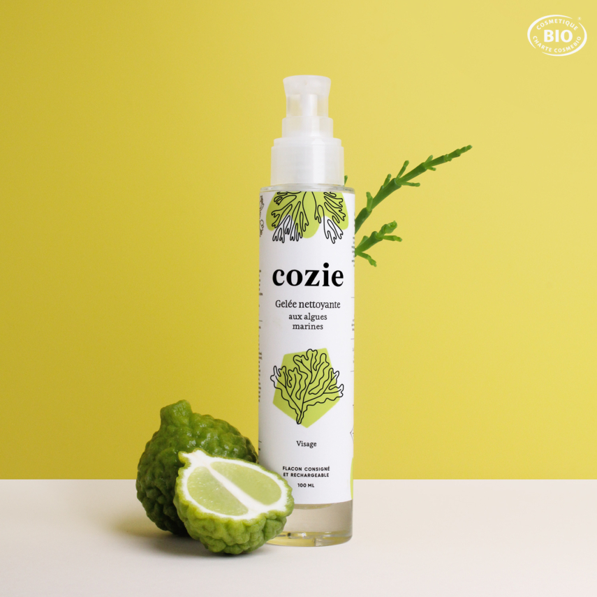 Cozie - Gelée nettoyante visage aux algues marines - 100 ml
