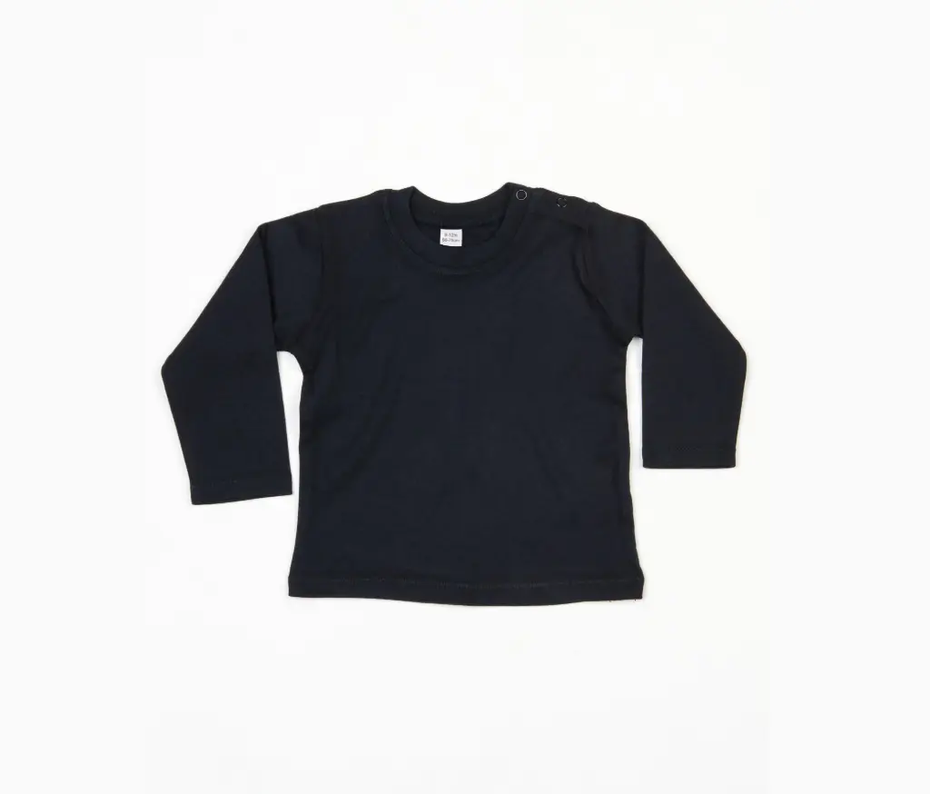 Tee-shirt manches longues bébé personnalisable avec broderie – Babybugz