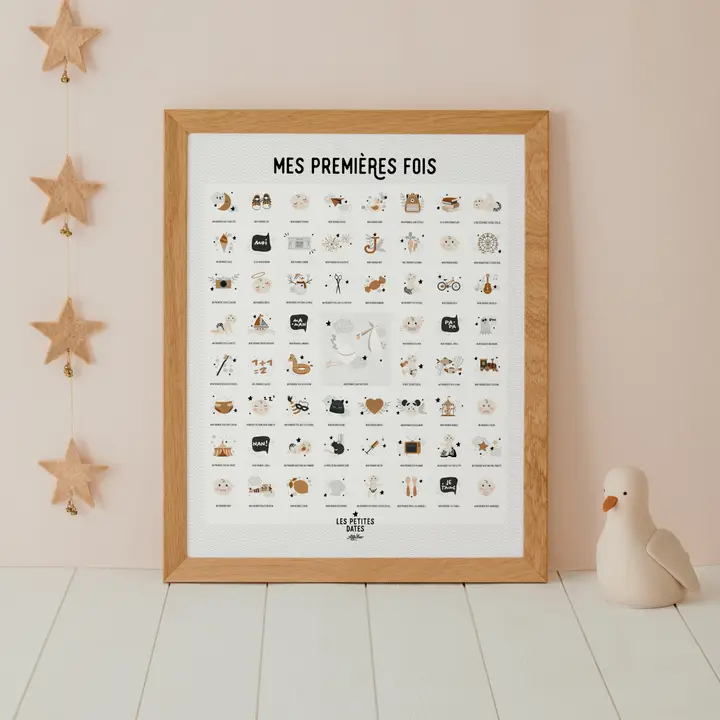 Affiche "Mes Premières Fois" Peau Claire - Les Petites Dates 