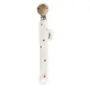 Attache sucette cœur en coton bio avec anneau en silicone- Saga Copenhagen 