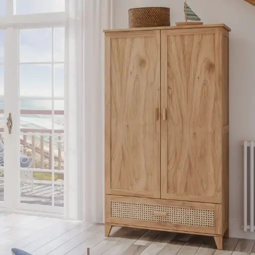 [NAM03058] Armoire bébé - Nami Bois Naturel- Théo bébé