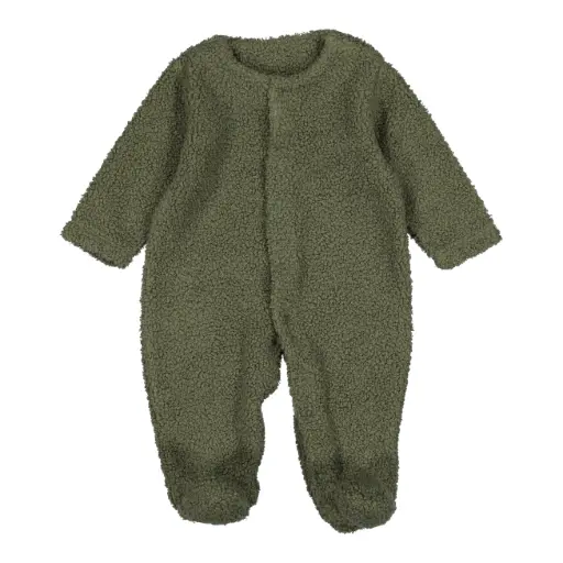 Pyjama bébé chaud - Kaki / Rose / Blanc – Mellipou