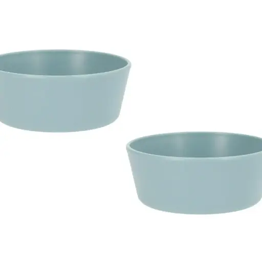 Lot de 2 bols bleu clair / rose clair / sauge – Tutete