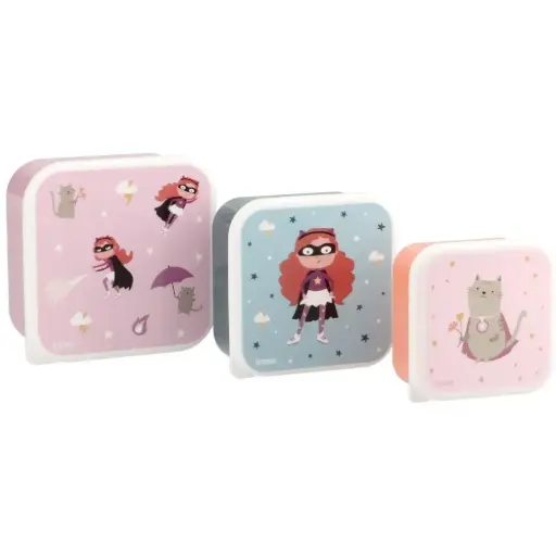 Set de 3 boîtes à déjeuner - Tutete  