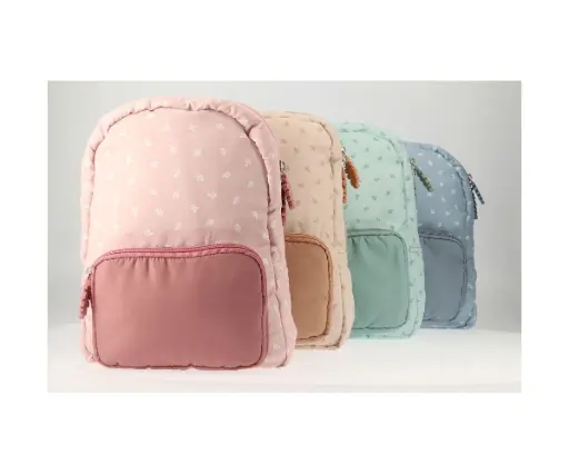 Sac à dos matelassé bleu / sand – Tutete