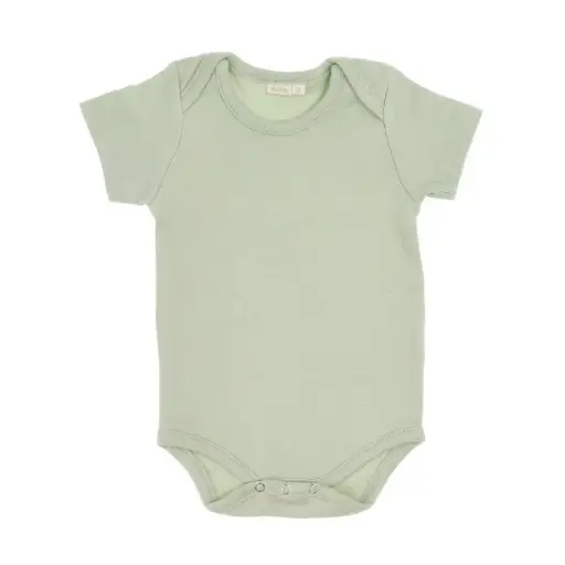 Body manches courtes blanc / sauge / rose – Tutete